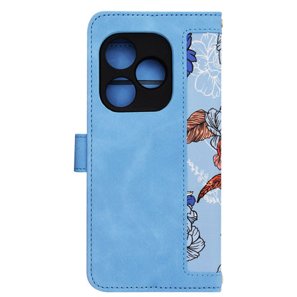 Deksel for Realme GT 6T / GT 6, Techsuit, FlipCraft, Blå