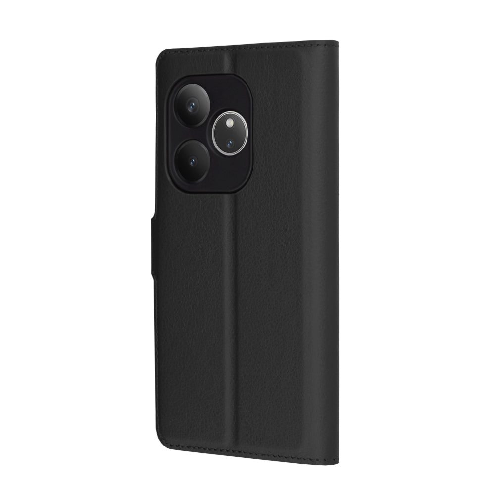 Deksel for Realme GT 6T / GT 6, Techsuit, Leather Folio, Svart