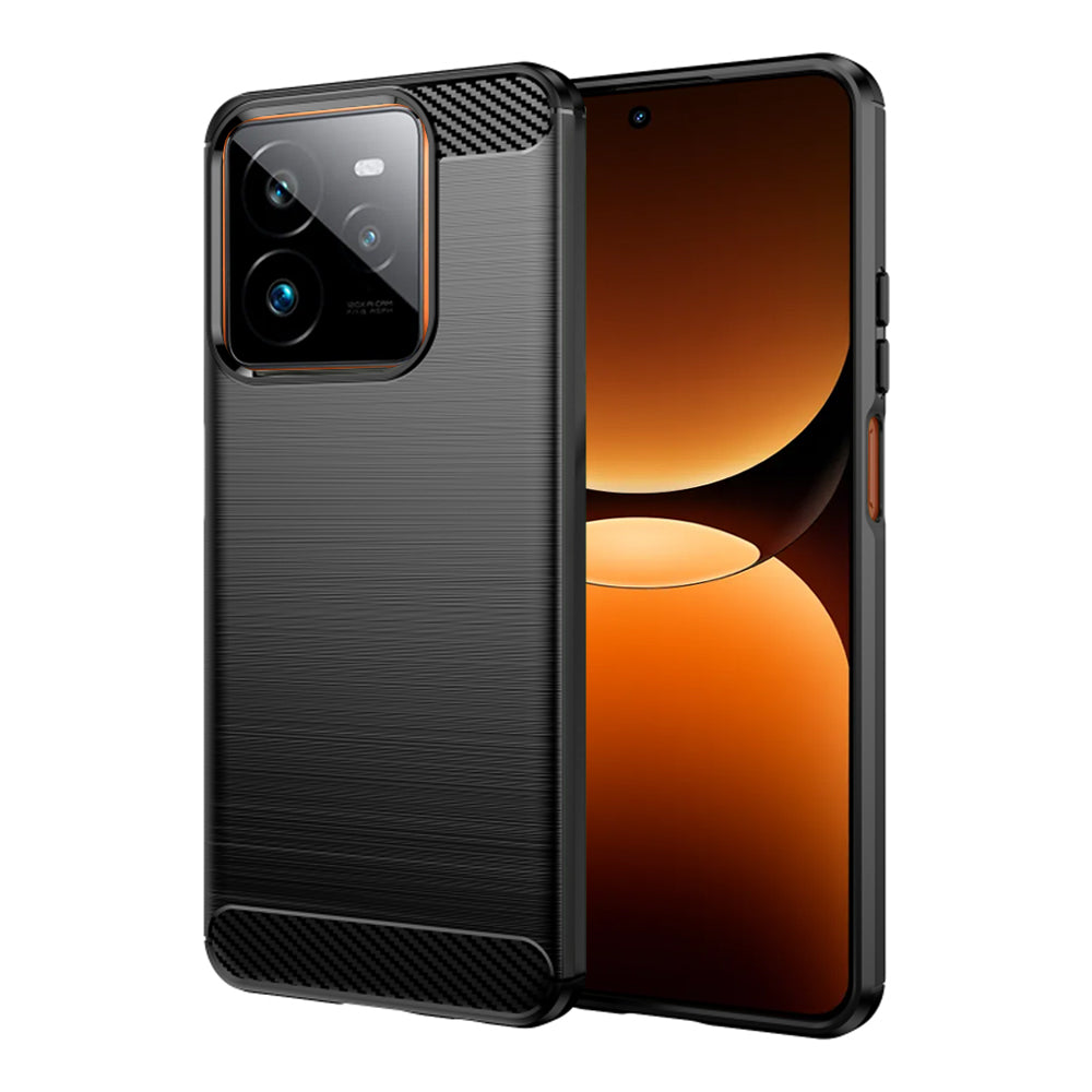Deksel for Realme GT 7 Pro, Techsuit, Karbon, Svart
