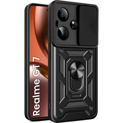 Deksel til Realme GT 7, Techsuit, CamShield, Svart