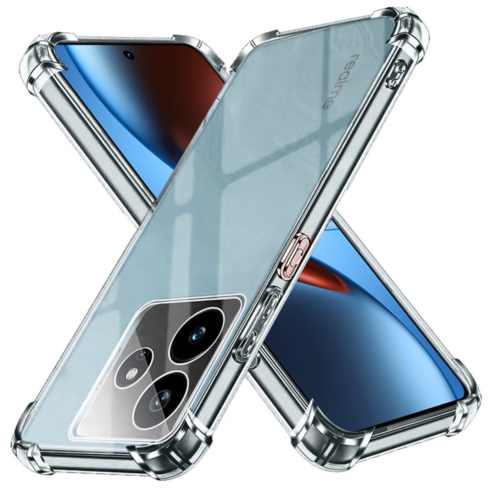 Deksel for Realme GT 7, Techsuit, Støtsikker Klar, Transparent