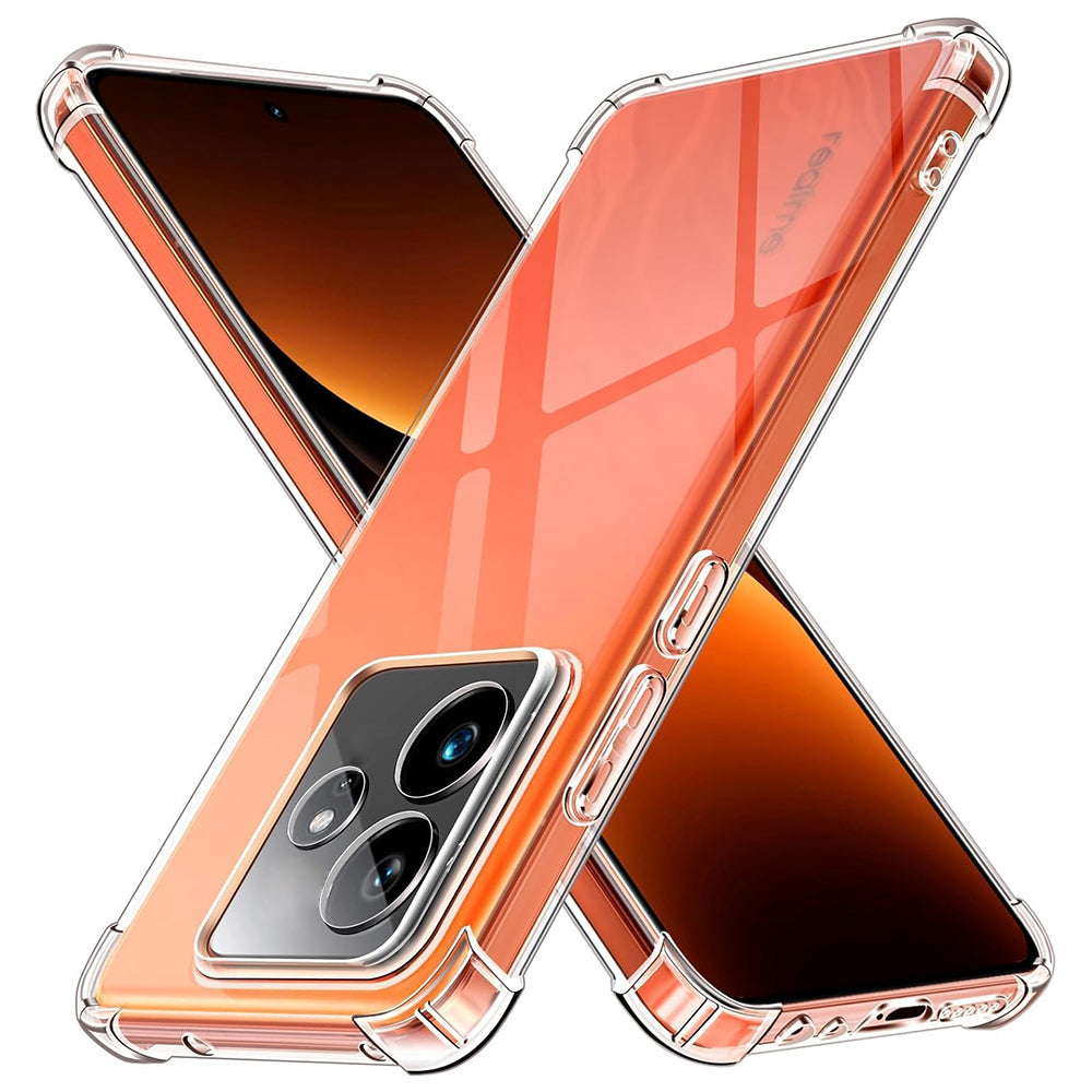 Deksel for Realme GT 7, Techsuit, Støtsikker Klar, Transparent