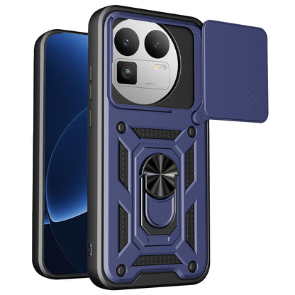 Deksel for Realme GT 8 Pro, Techsuit, CamShield (Rundt kamerautskjæring), Blå