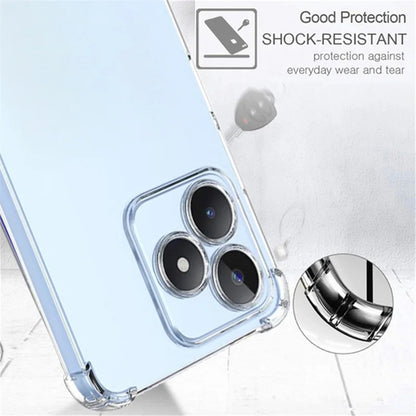 Deksel for Realme Note 50 / C51, Techsuit, Støtsikker Klar, Transparent