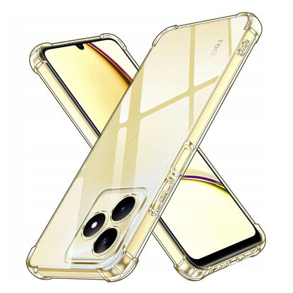 Deksel for Realme Note 50 / C51, Techsuit, Støtsikker Klar, Transparent