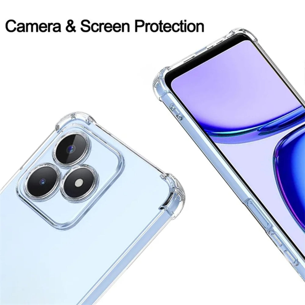 Deksel for Realme Note 50 / C51, Techsuit, Støtsikker Klar, Transparent