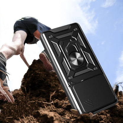 Deksel for Realme Note 70T, Techsuit, CamShield, Svart