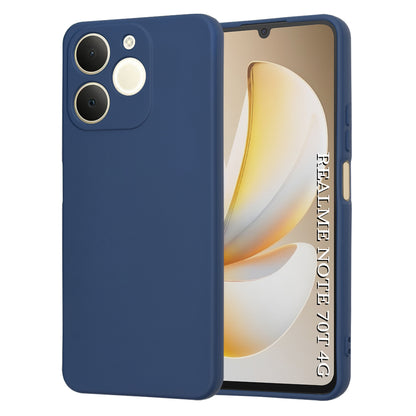 Deksel for Realme Note 70T, Techsuit, SoftFlex, Marineblå