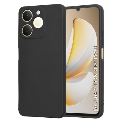 Deksel for Realme Note 70T, Techsuit, SoftFlex, Svart