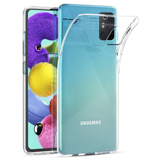 Deksel for Samsung Galaxy A51 A515, OEM, Slank, Transparent