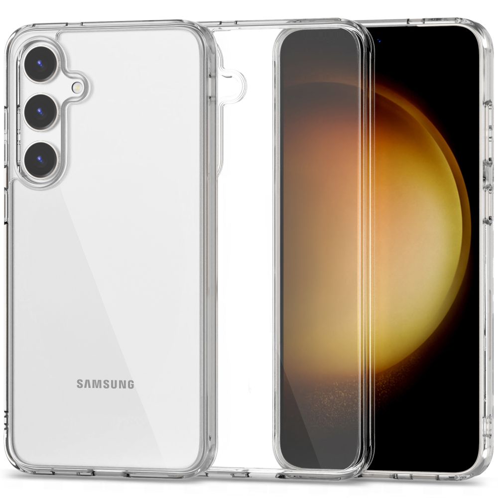 Etui til Samsung Galaxy S24 S921, Tech-Protect, Flexair Hybrid, gjennomsiktig 