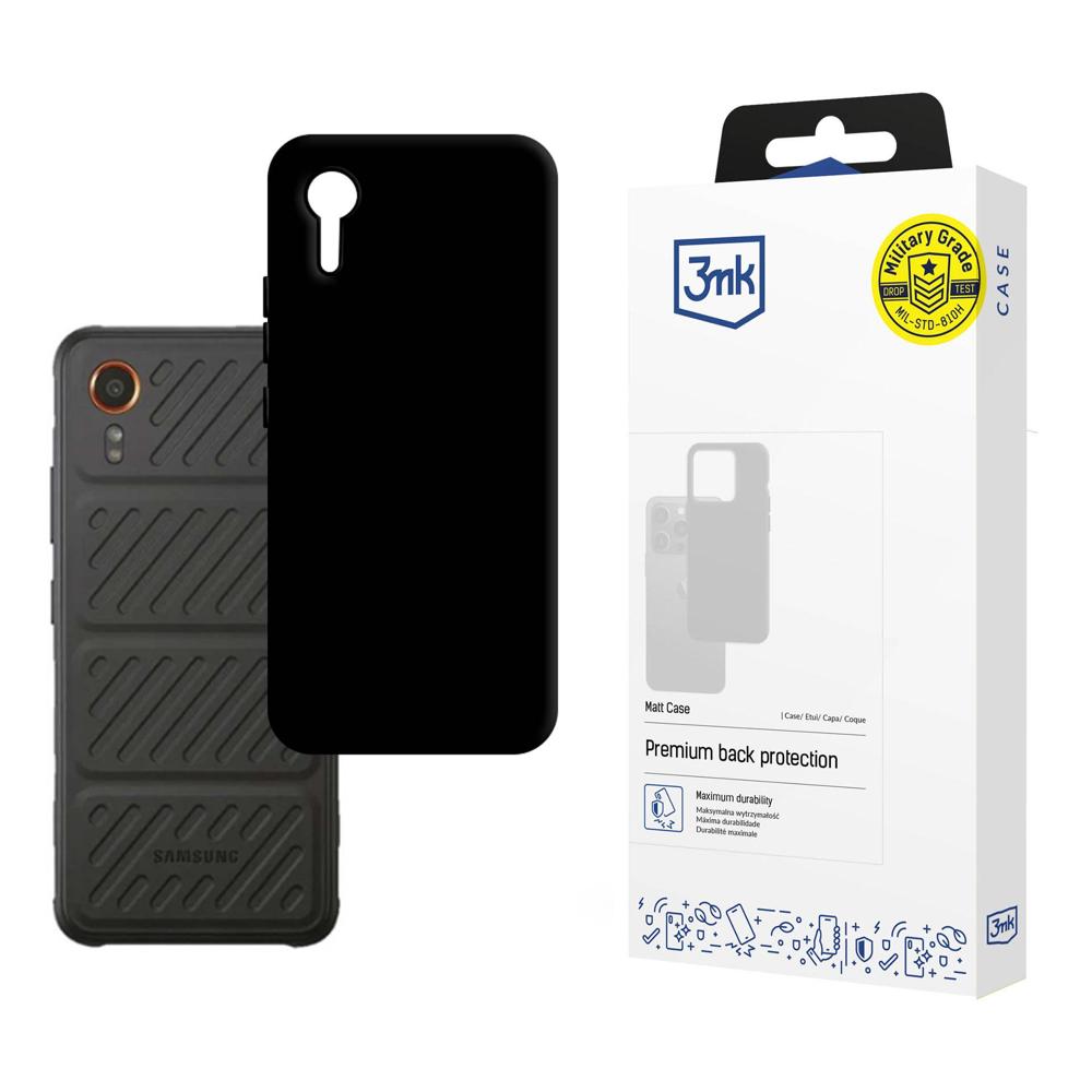 Deksel for Samsung Galaxy Xcover7 G556, 3MK, Matt svart