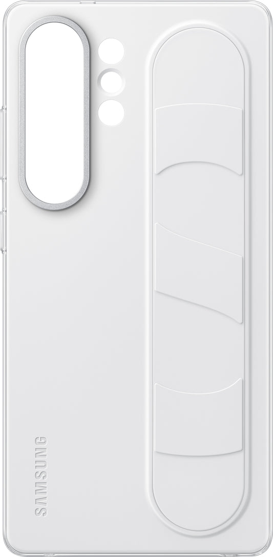 Deksel for Samsung Galaxy S25 Ultra S938, Standing Grip, Hvit EF-GS938CWEGWW