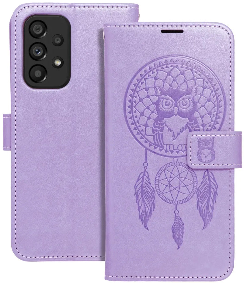 Deksel for Samsung Galaxy A52s 5G A528 / A52 5G A526 / A52 A525, OEM, MEZZO Dream Catcher, Lilla