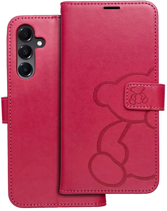 Deksel for Samsung Galaxy A16 5G A166, OEM, MEZZO Teddy Bear, Magenta