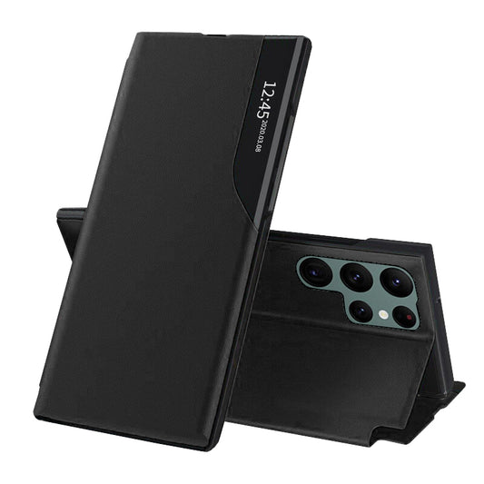 Deksel for Samsung Galaxy S22 Ultra 5G S908, Techsuit, eFold, Svart