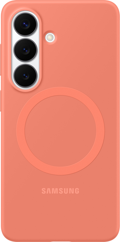 Deksel for Samsung Galaxy S26 S942, Silicone Magnet Case, Rød EF-ES942COEGWW