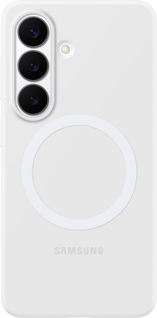 Deksel for Samsung Galaxy S26 S942, Silicone Magnet Case, Hvit EF-ES942CWEGWW