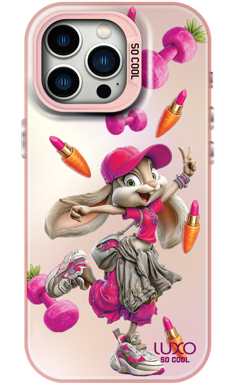 Deksel for Samsung Galaxy A25 A256, LUXO So CooL, ArcadiA Rabbit, Flerfarget