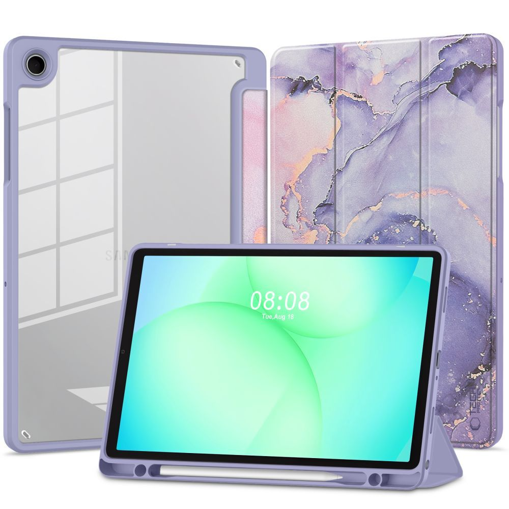 Deksel for Samsung Galaxy Tab A11+ / Tab A9+, Tech-Protect, SC PEN Hybrid, Lilla