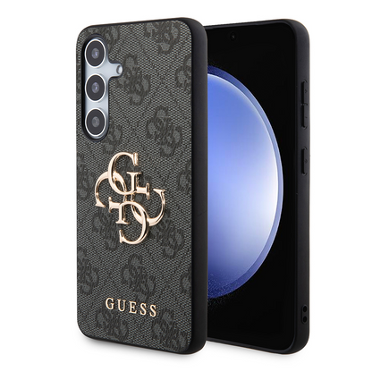 Deksel til Samsung Galaxy S24+ S926, Guess, 4G Big Logo, Svart, Reseglet