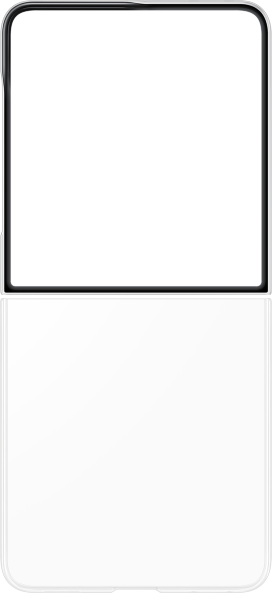 Deksel til Samsung Galaxy Z Flip8 F776, Klar deksel, Transparent EF-QF776CTEGWW
