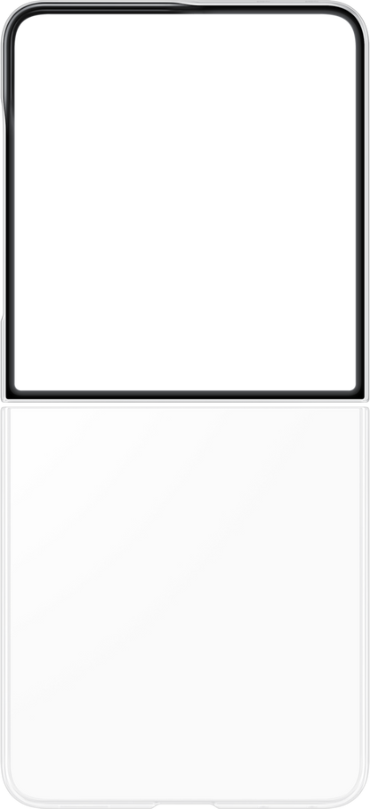Deksel til Samsung Galaxy Z Flip8 F776, Klar deksel, Transparent EF-QF776CTEGWW