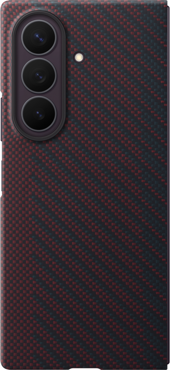 Deksel for Samsung Galaxy Z Fold8 Ultra F976, Carbon Magnet Case, Rød EF-KF976SREGWW