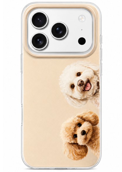 Deksel for Samsung Galaxy A07 5G A076 / A07 4G A075, Perfect Case, Dreamora Poodle, Flerfarget