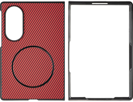 Deksel til Samsung Galaxy Z Fold8 F971, OEM, Karbon, Rød