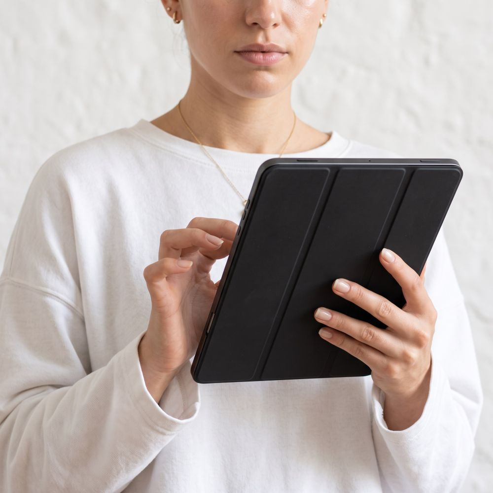 Deksel for Samsung Galaxy Tab S12 Plus, Tech-Protect, SC PEN, Svart
