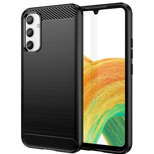 Deksel for Samsung Galaxy A34 A346, OEM, Karbon, Svart