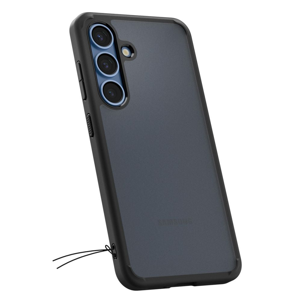 Deksel for Samsung Galaxy S25 S931, Spigen, Ultra Hybrid, Satinert svart ACS09007