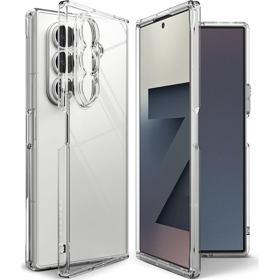 Deksel for Samsung Galaxy Z Fold7 F966, Ringke, Fusion, Gjennomsiktig