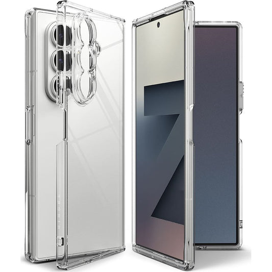 Deksel for Samsung Galaxy Z Fold7 F966, Ringke, Fusion, Gjennomsiktig