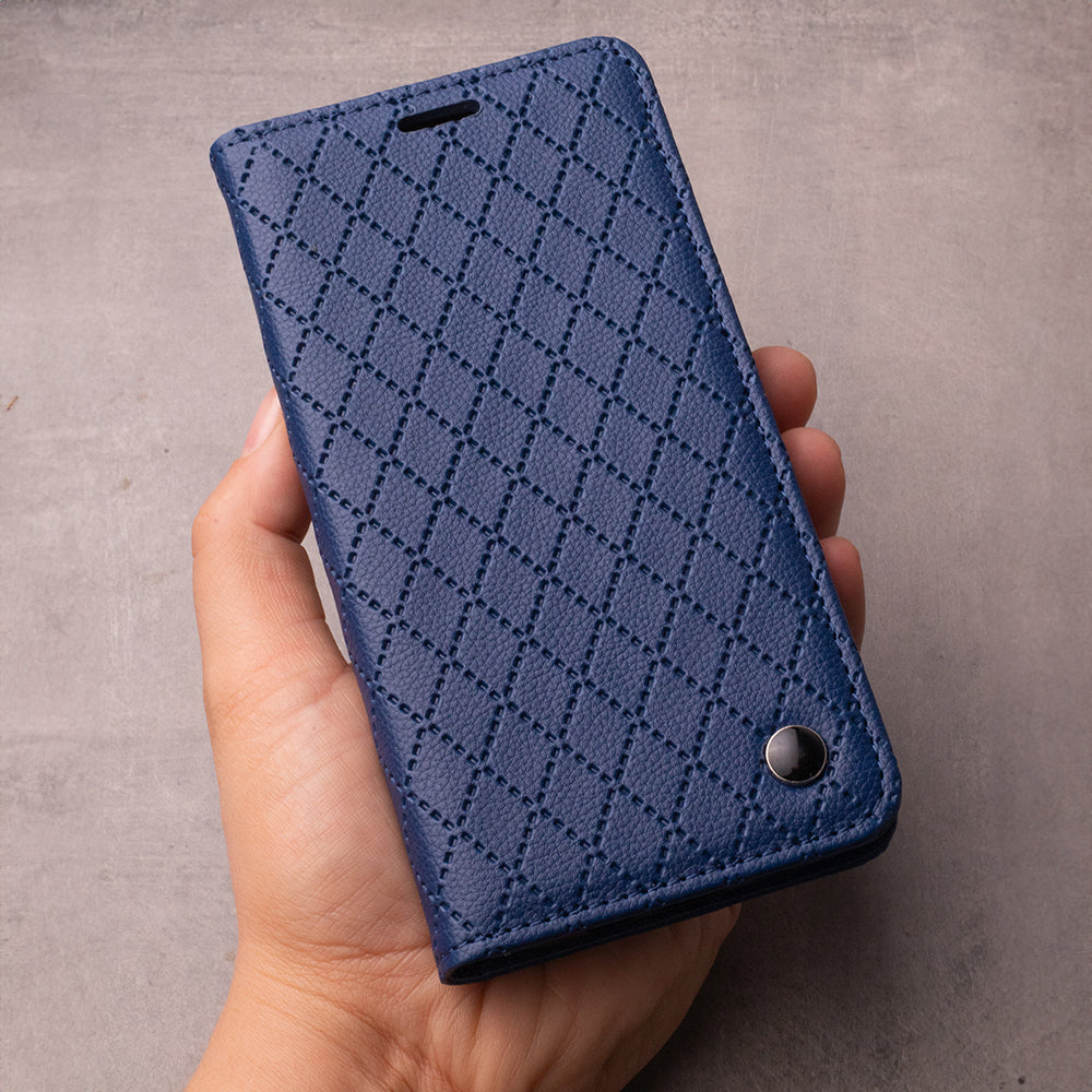 Deksel til Samsung Galaxy A56 A566, OEM, Smart Caro, Marineblå