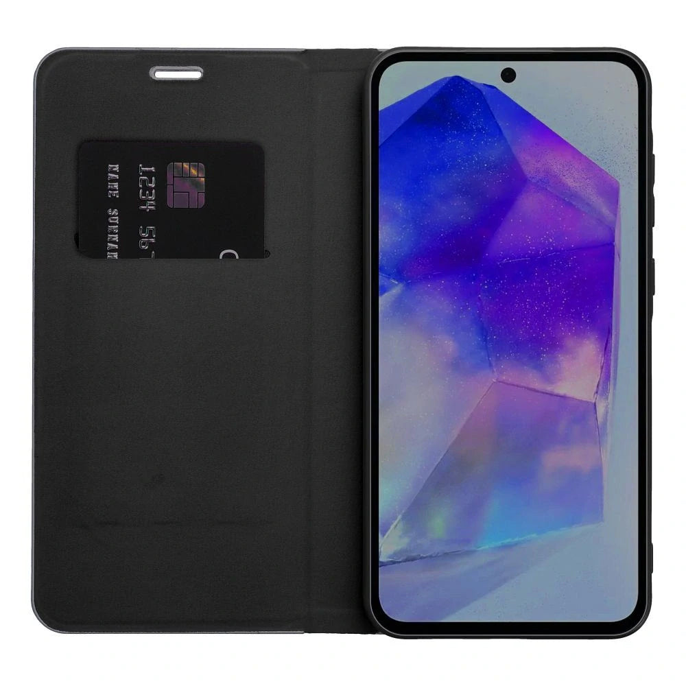 Deksel for Samsung Galaxy A36 A366, OEM, Luna Carbon, Svart