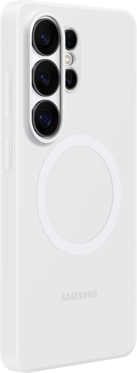 Deksel for Samsung Galaxy S26 Ultra S948, Silicone Magnet Case, Hvit EF-ES948CWEGWW