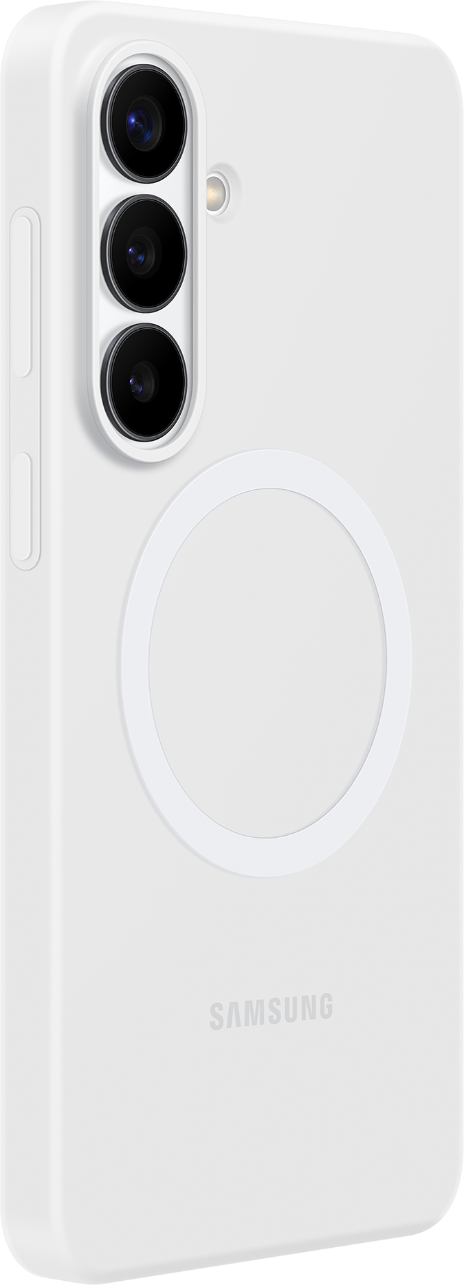 Deksel for Samsung Galaxy S26 Plus S947, Silicone Magnet Case, Hvit EF-ES947CWEGWW