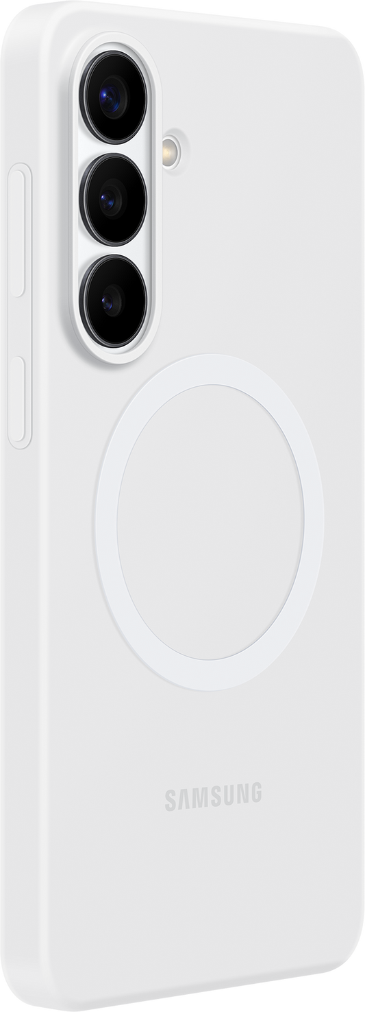 Deksel for Samsung Galaxy S26 Plus S947, Silicone Magnet Case, Hvit EF-ES947CWEGWW