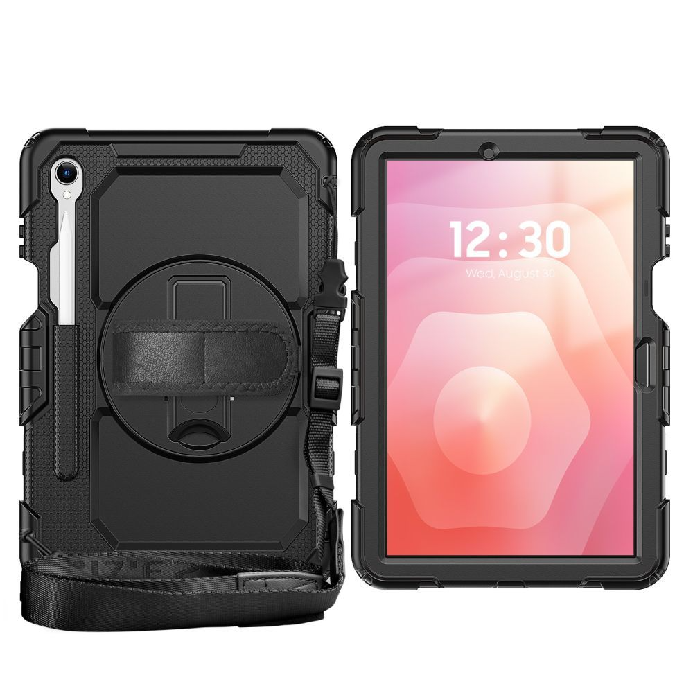 Deksel for Samsung Galaxy Tab S11, Tech-Protect, Solid360, Svart