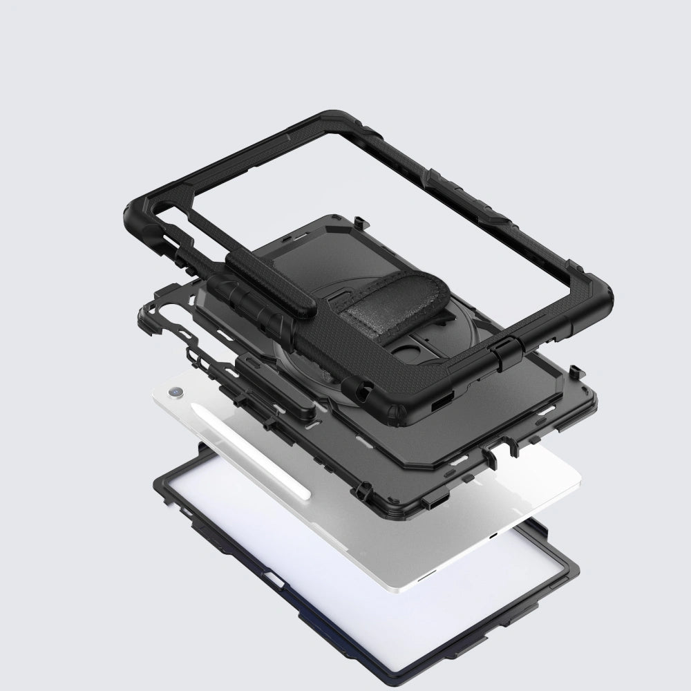 Deksel for Samsung Galaxy Tab S10 FE+, Tech-Protect, Solid, Svart