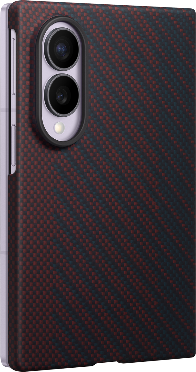 Deksel for Samsung Galaxy Z Fold8 F971, Carbon Magnet Case, Rød EF-KF971SREGWW