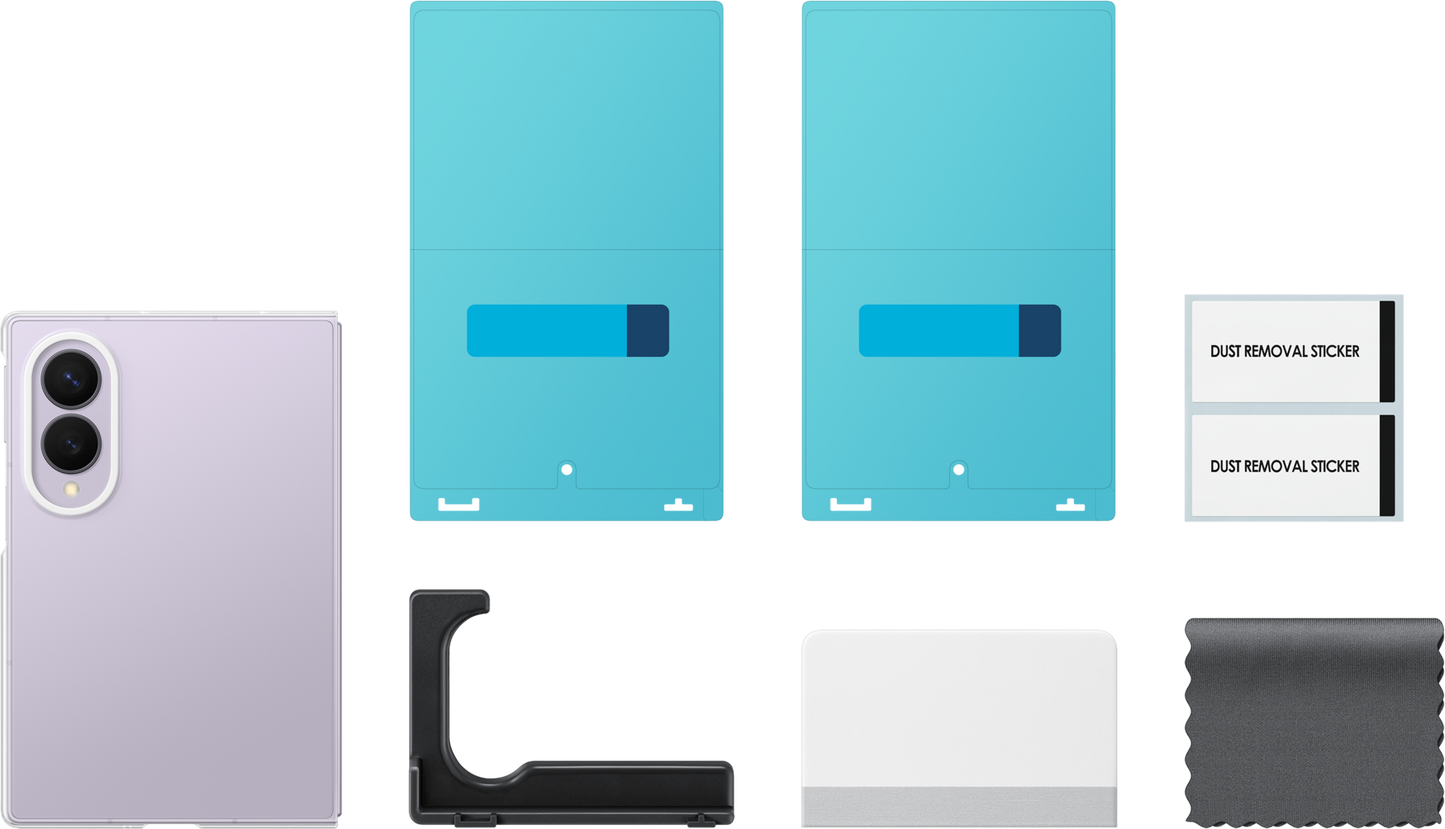 Deksel til Samsung Galaxy Z Fold8 F971, Klar deksel, Transparent EF-QF971CTEGWW