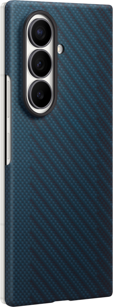 Deksel for Samsung Galaxy Z Fold8 Ultra F976, Carbon Magnet Case, Marineblå EF-KF976SNEGWW