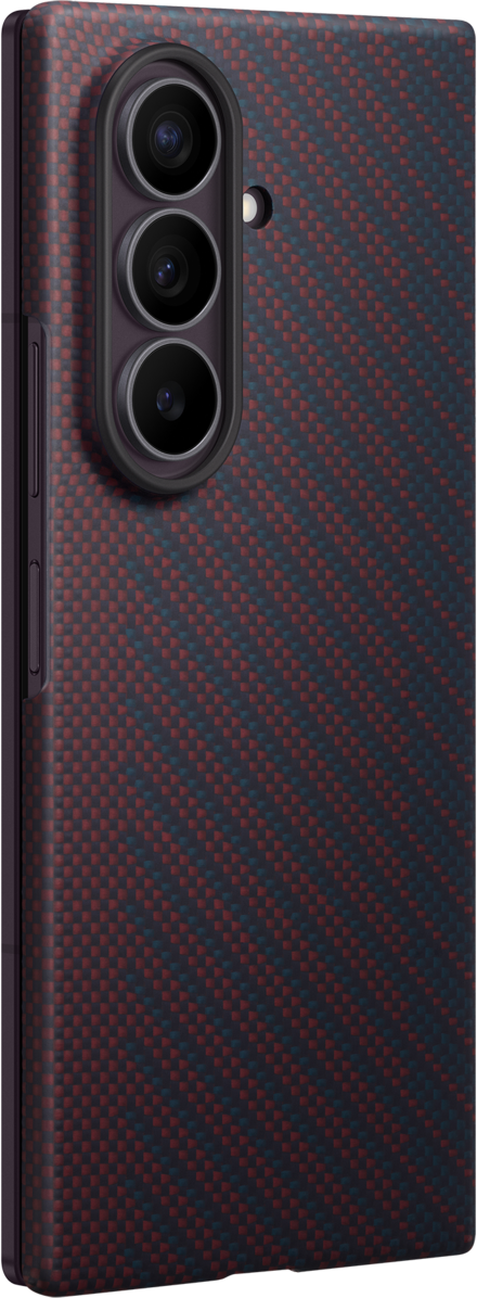 Deksel for Samsung Galaxy Z Fold8 Ultra F976, Carbon Magnet Case, Rød EF-KF976SREGWW