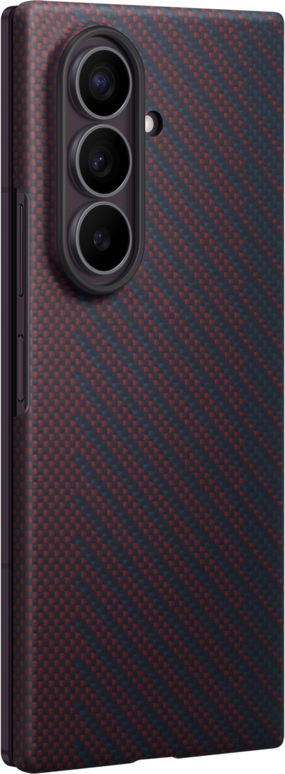 Deksel for Samsung Galaxy Z Fold8 Ultra F976, Carbon Magnet Case, Rød EF-KF976SREGWW