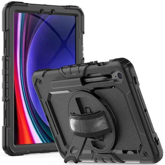 Deksel for Samsung Galaxy Tab S10 Lite / Tab S10 FE / Tab S9 FE / Tab S9, Tech-Protect, Solid360, Svart