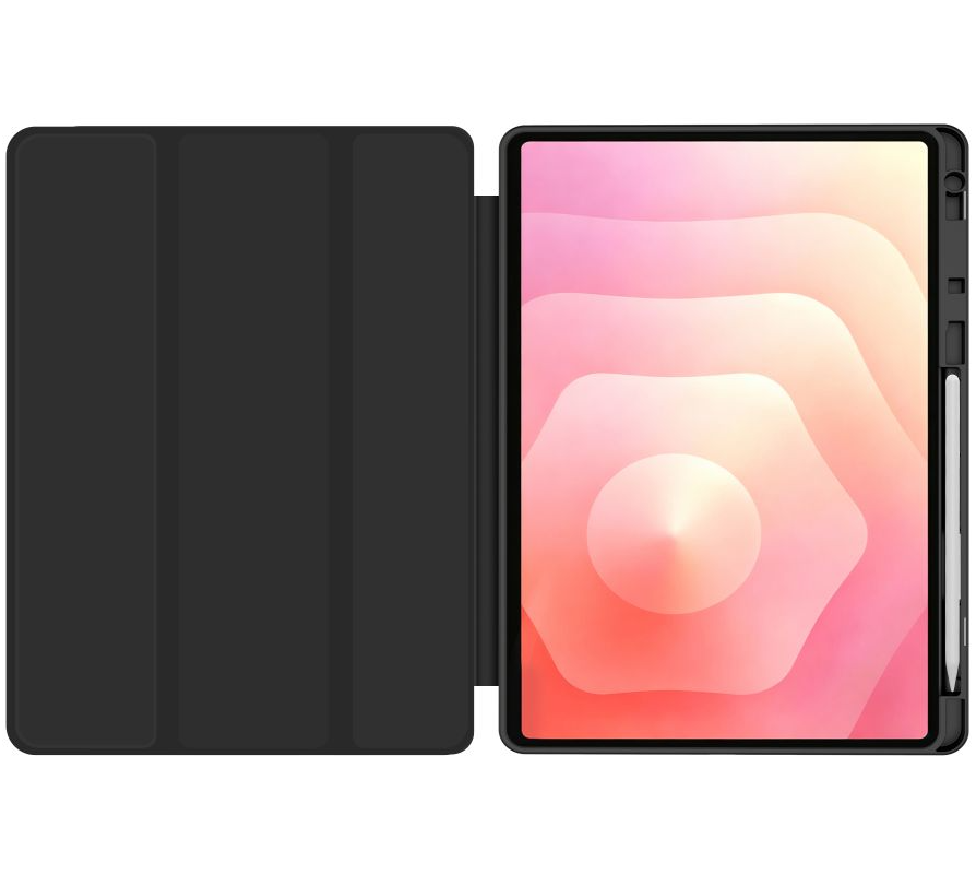 Deksel for Samsung Galaxy Tab S12 Plus, Tech-Protect, SC PEN, Svart