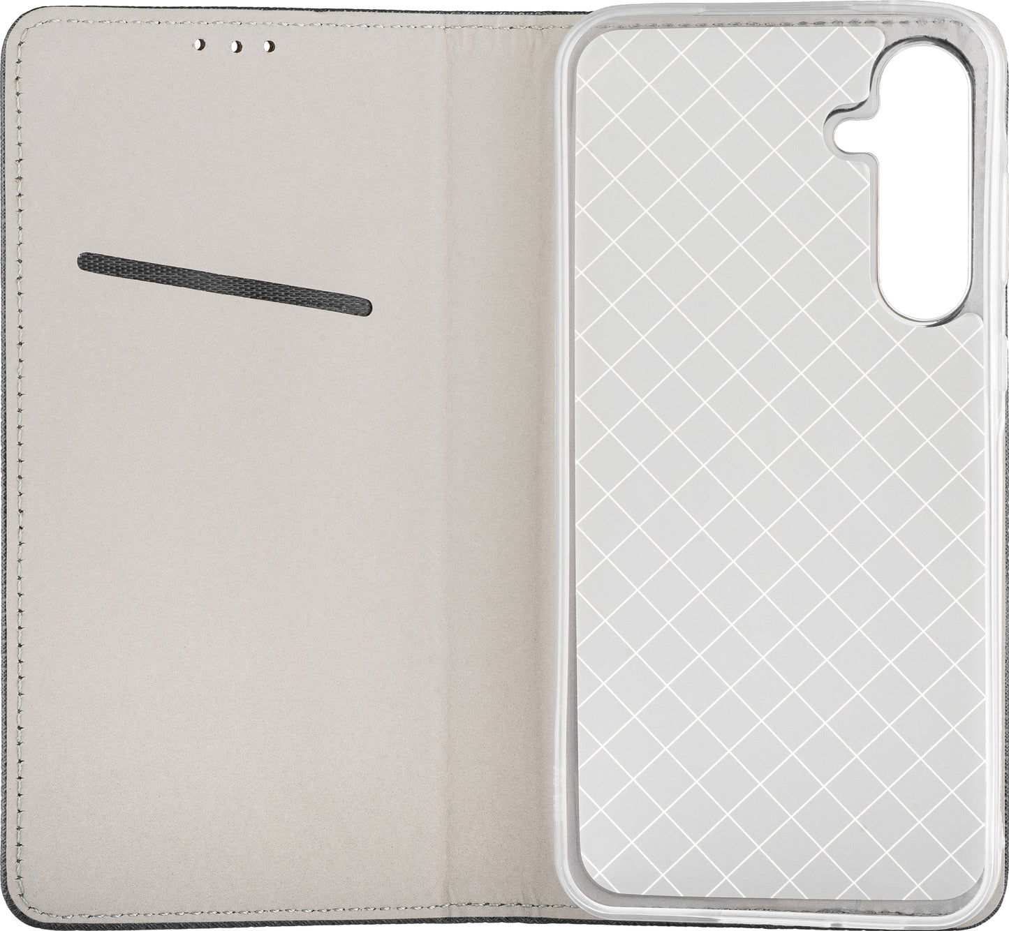 Deksel for Samsung Galaxy A71 A715, OEM, Smart Magnet, Svart